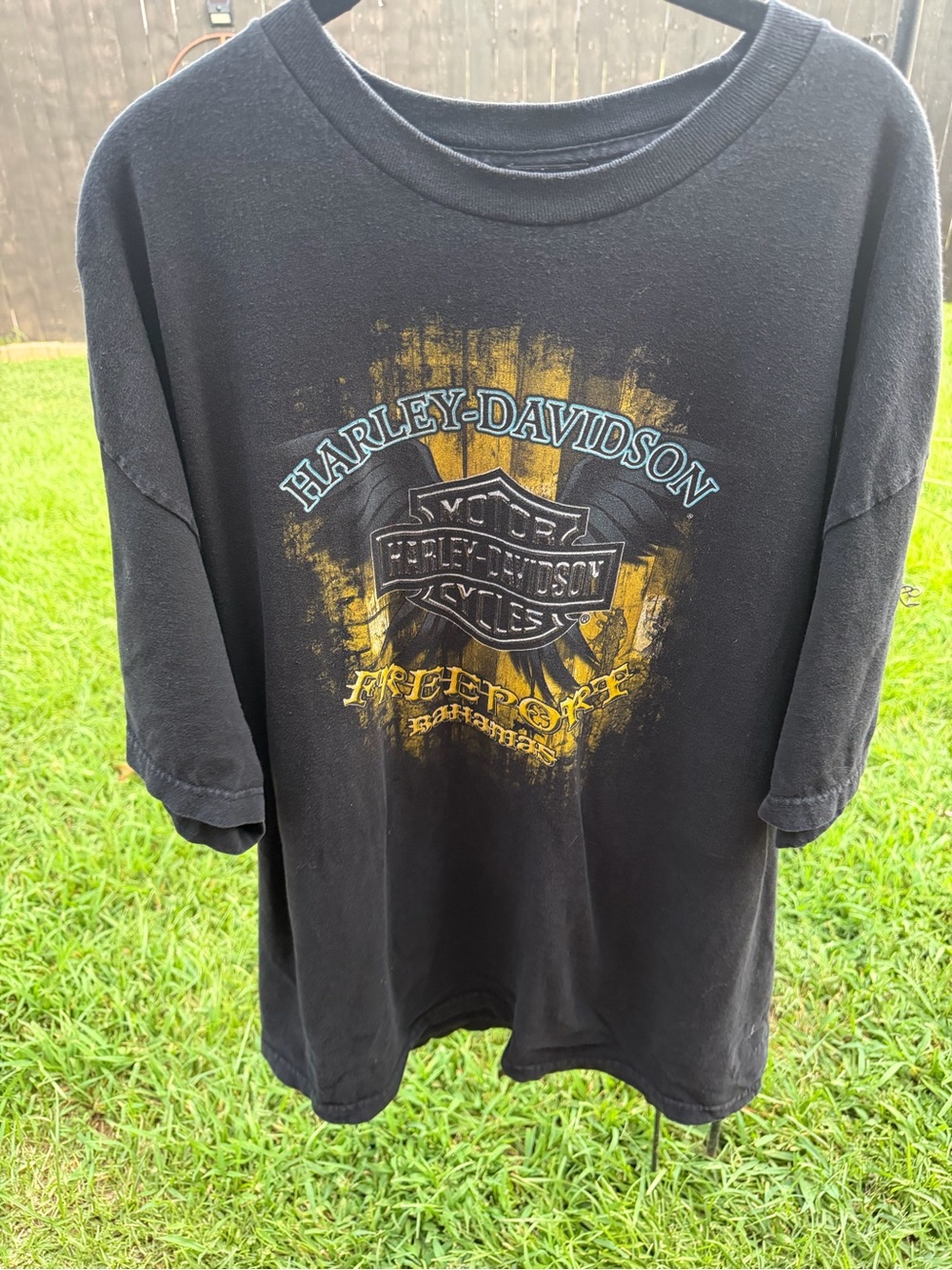 Harley Davidson Freeport Bahamas Skull Pirate Tee 2XL